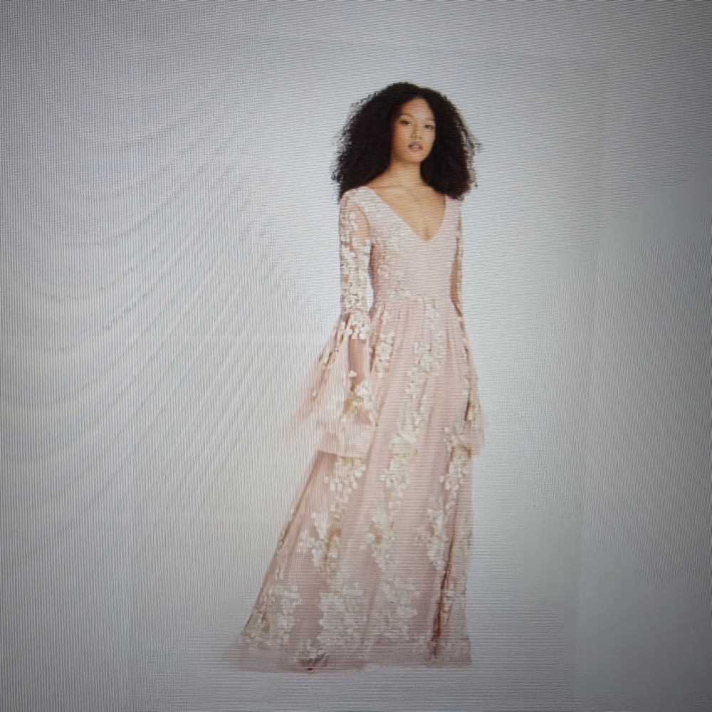 LoveShackFancy Powder Pink Floral Maxi Dress - Picture 2 of 2